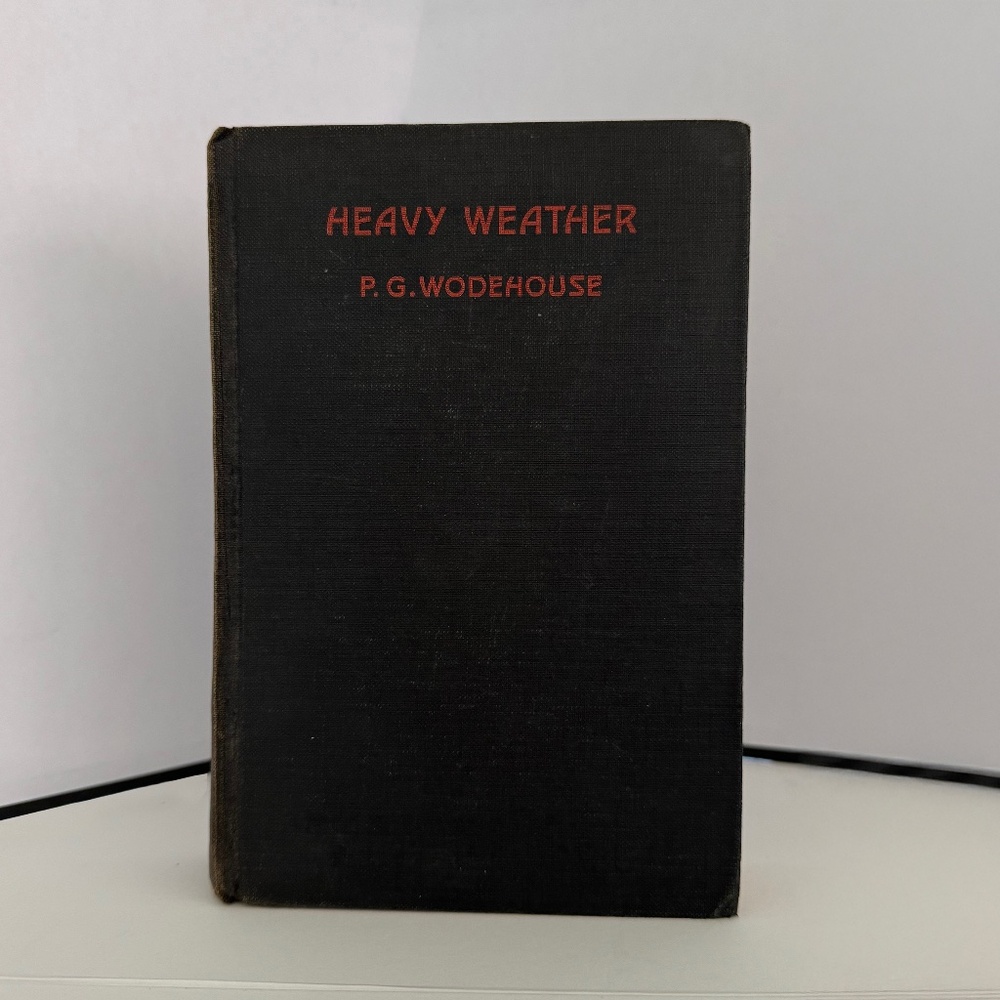 Heavy Weather by P. G. Wodehouse first Canadian edition 1933